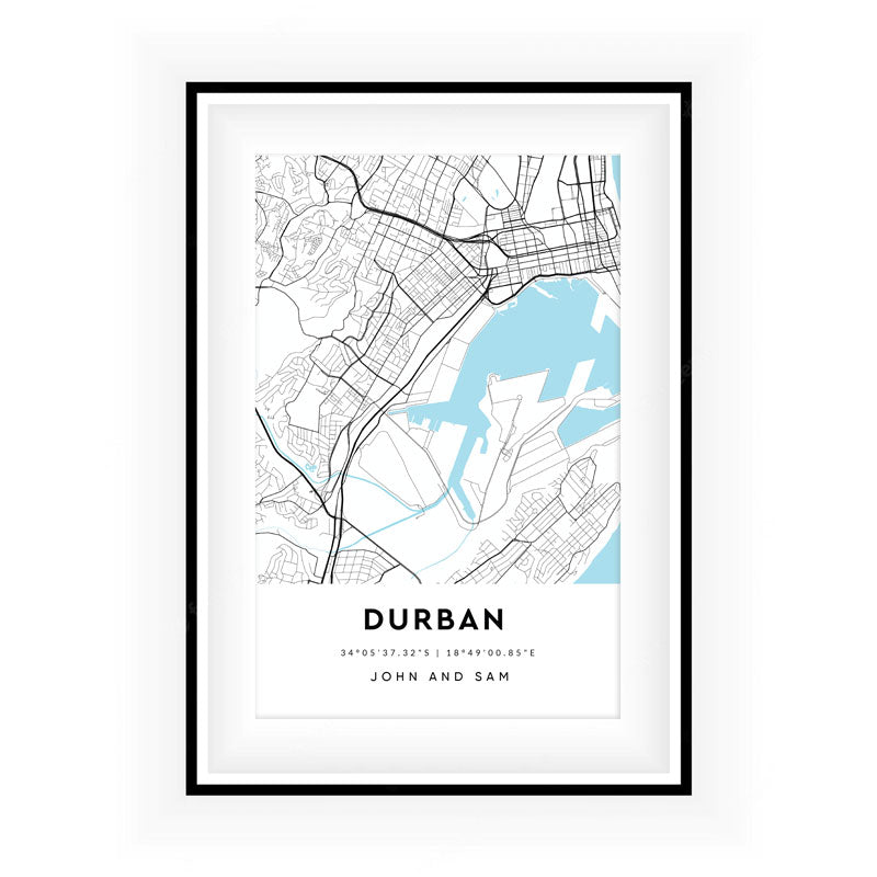 Personalised Location Map | City Map Poster | Shop Online – Georgie & Moon