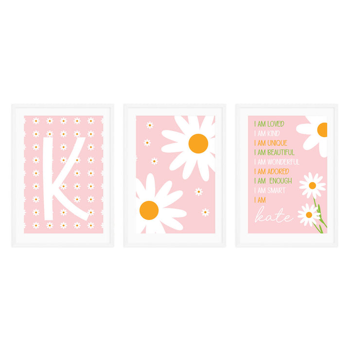 Personalised Kids Wall Art │Daisy Affirmations