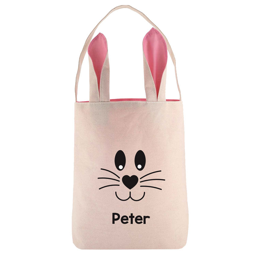 Personalised Easter Tote Bag with Bunny Ears