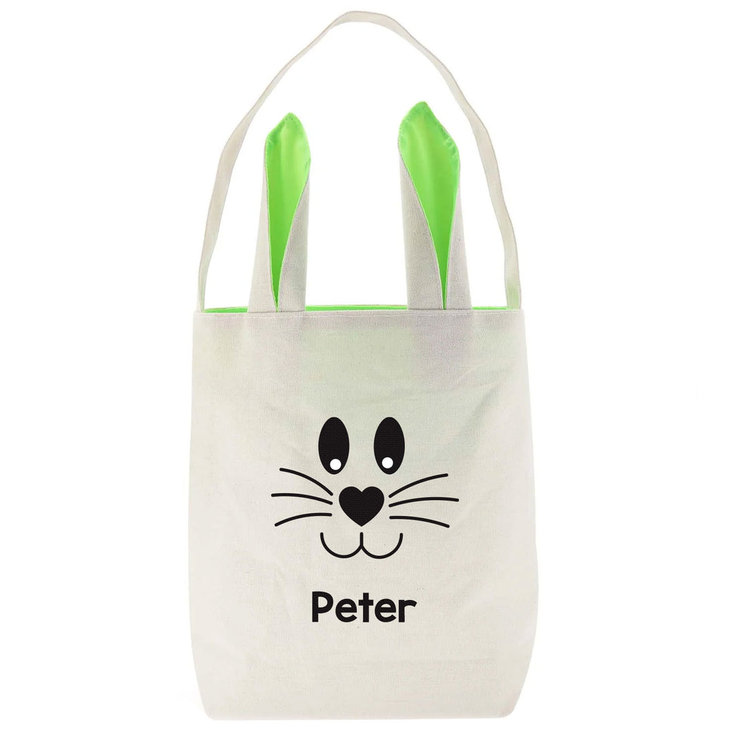 Personalised Easter Tote Bag with Bunny Ears