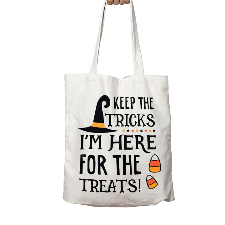 Halloween Tote Bag - I'm Here For The Treats