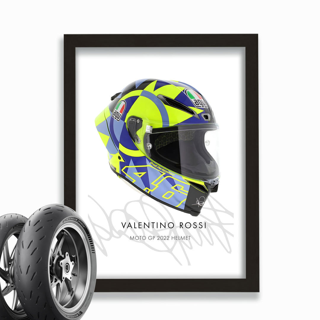 Moto GP Valentino Rossi 2022  - Helmet Poster