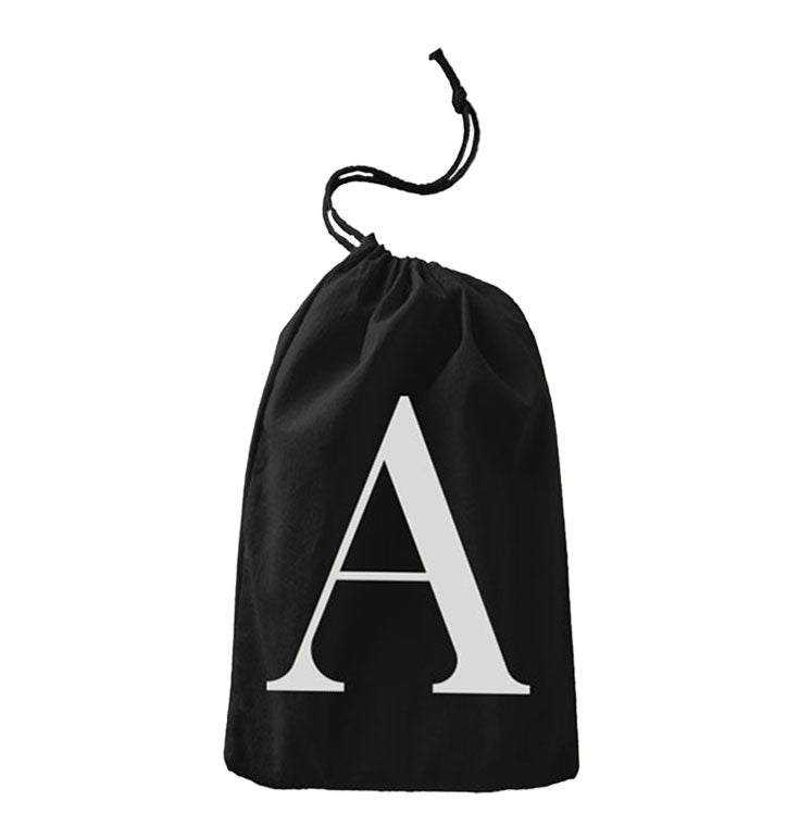 Personalised Santa Bag | Monogram Black