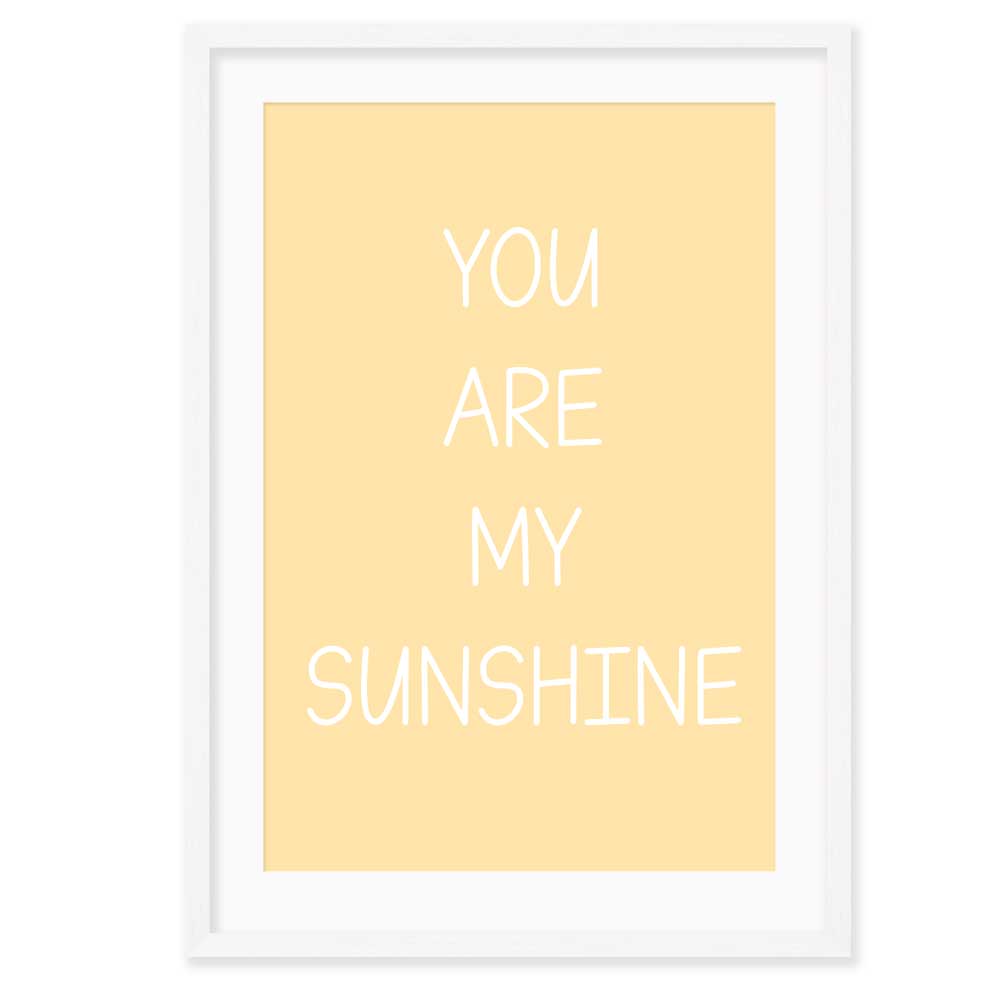 Kids Wall Art │You are my sunshine - Daisy