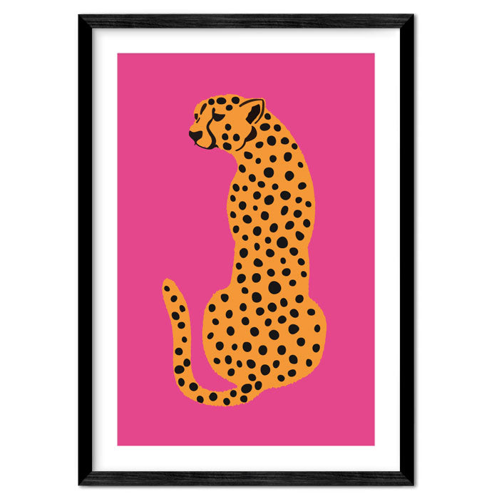 Bold Leopard Poster