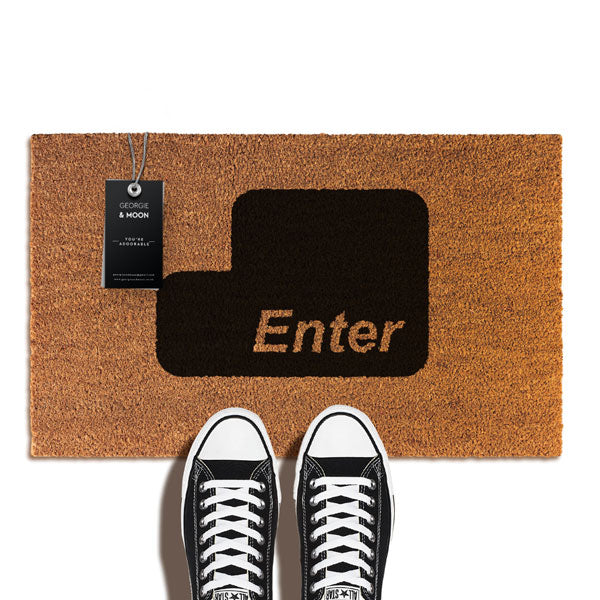 Enter Novelty Doormat