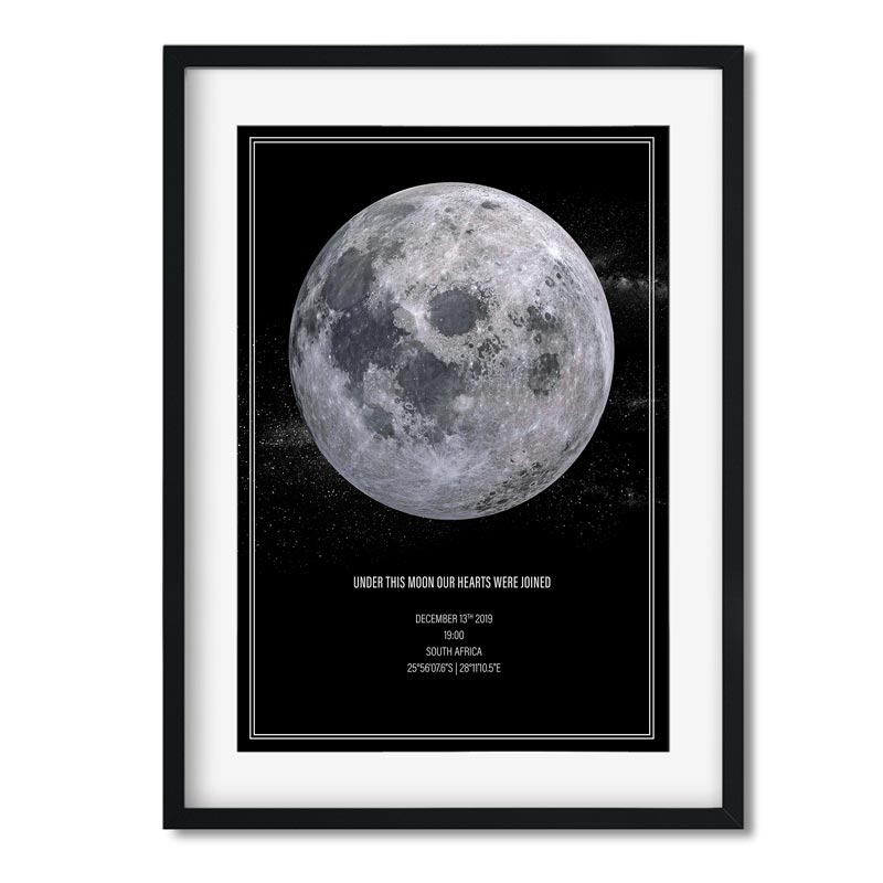 Personalised Moon Phase - Under This Moon | MM1 – Georgie & Moon