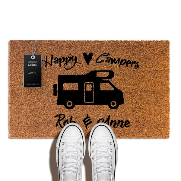 Personailsed Doormat - Happy Campers
