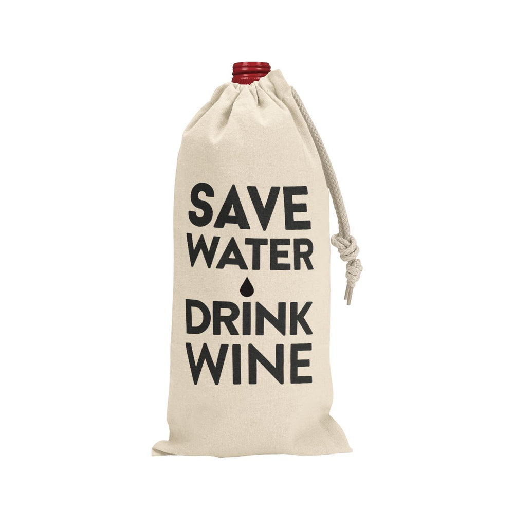 Save water drink wine - wine bag - Georgie & Moon