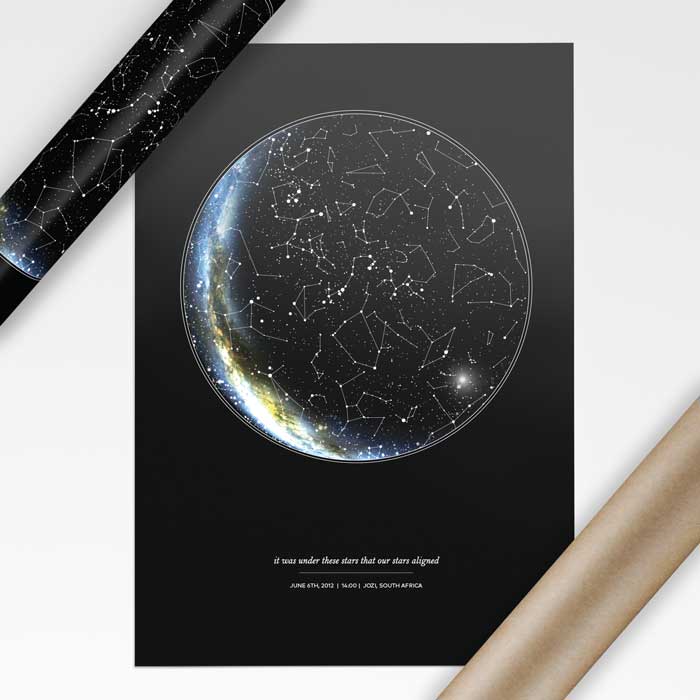 star map poster