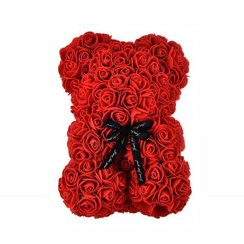 Teddy bear red deals rose