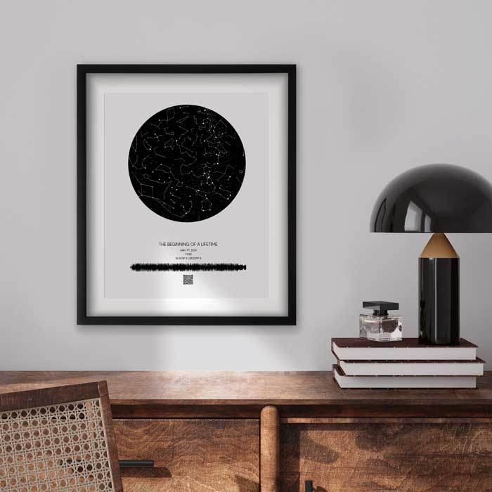 Personalised Sound Wave Star Map – Georgie & Moon