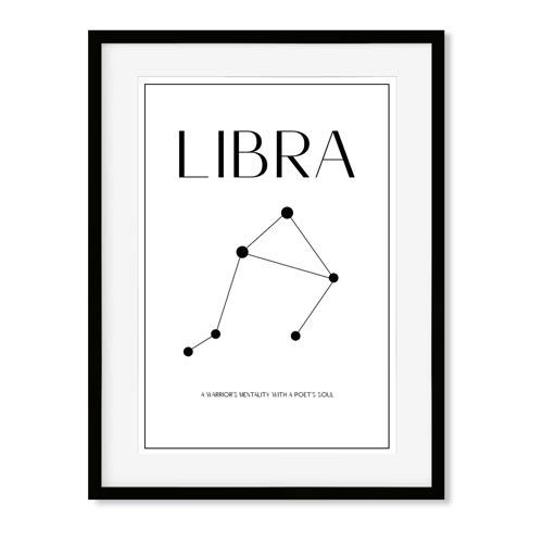 Zodiac Star Sign Poster | 002 – Georgie & Moon